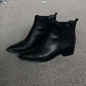 Marc Fisher Black Ankle Booties